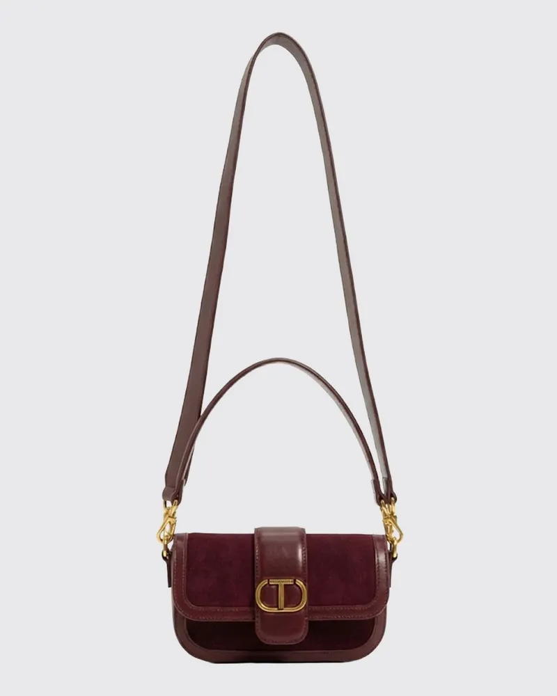 Twin-Set Schultertasche damen Violett