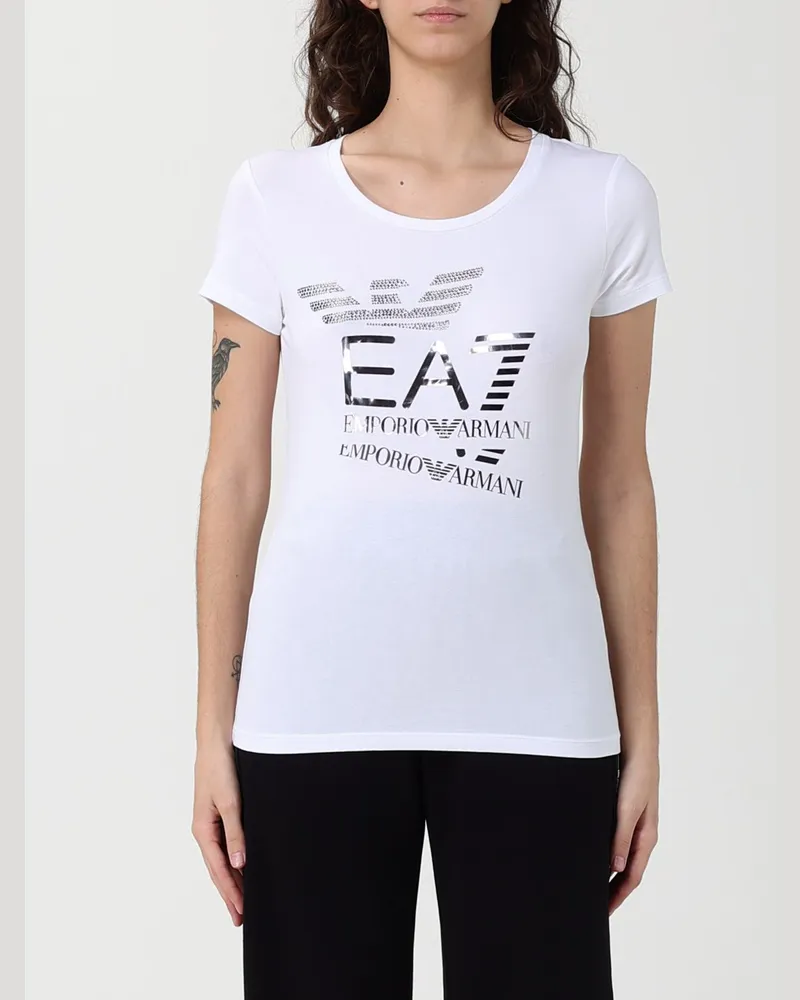 EA7 T-shirt damen Weiß