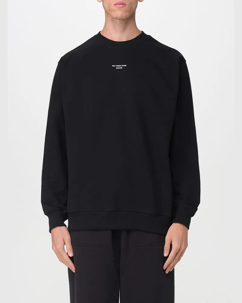 Drôle de Monsieur Sweatshirt herren Schwarz
