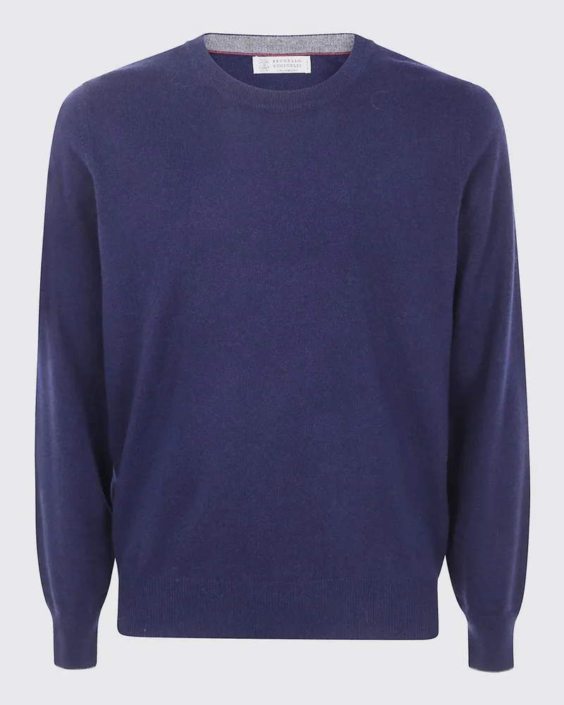Brunello Cucinelli Pullover herren Blau