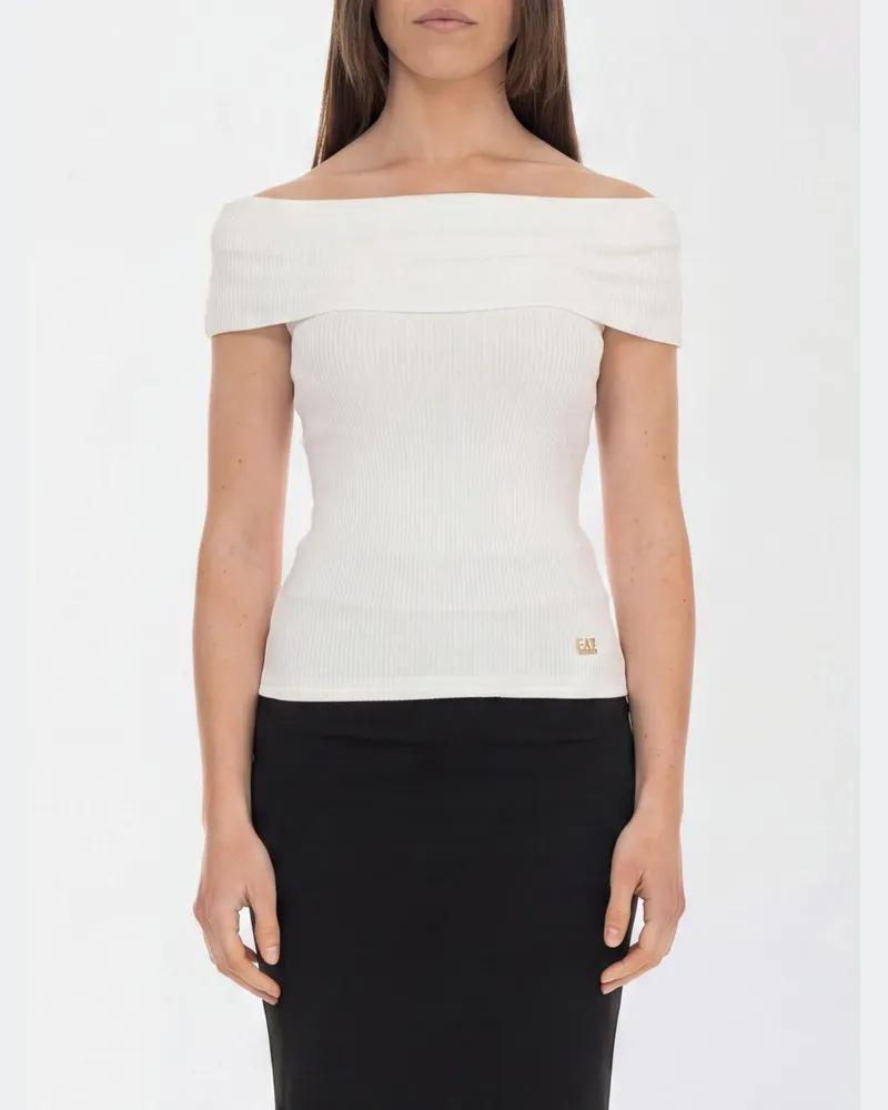 EA7 T-shirt damen Weiß