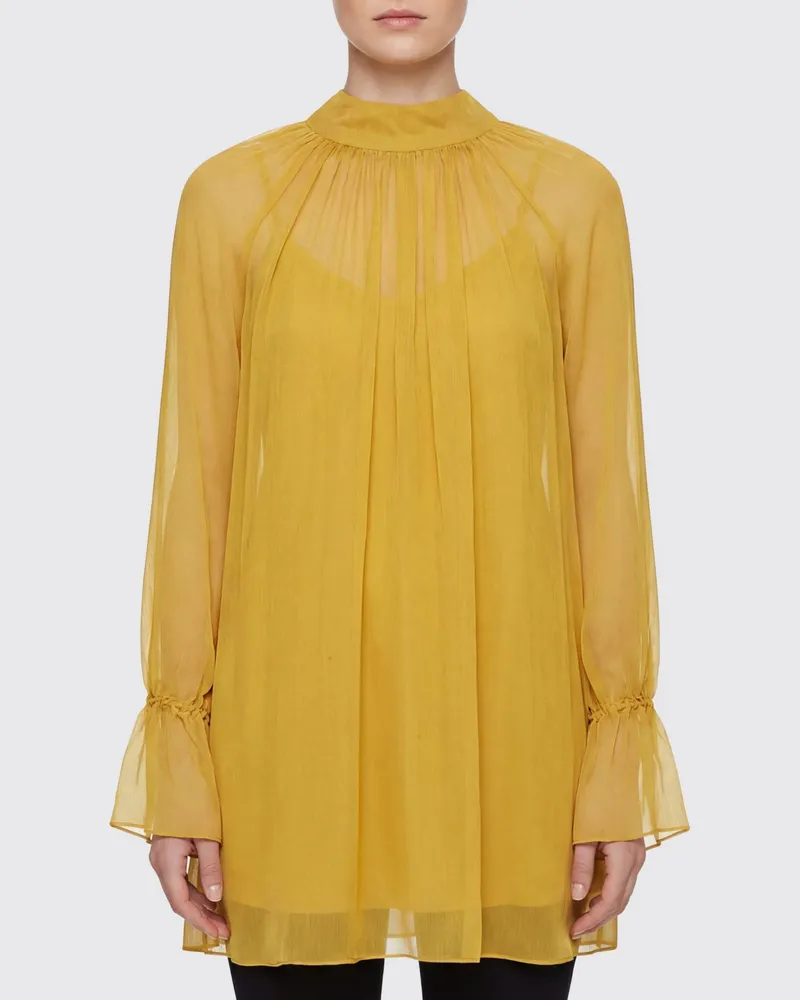 STAUD Kleid damen Gelb