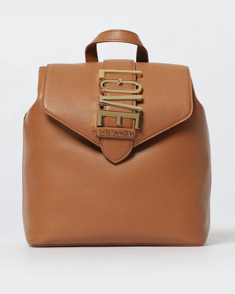 Moschino Rucksack damen Camel