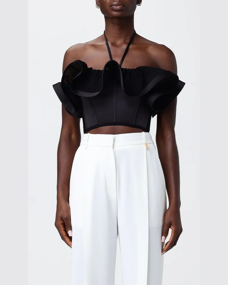 Elisabetta Franchi Top damen Schwarz