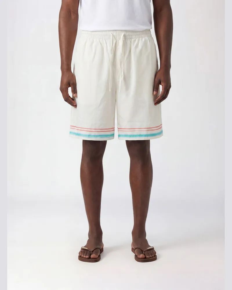 Casablanca Paris Seidenshorts Weiß