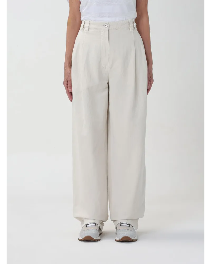 Brunello Cucinelli Hose damen Weiß