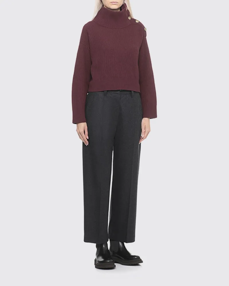 Brunello Cucinelli Pullover damen Burgunderrot