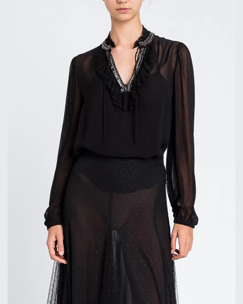 Twin-Set Top damen Schwarz