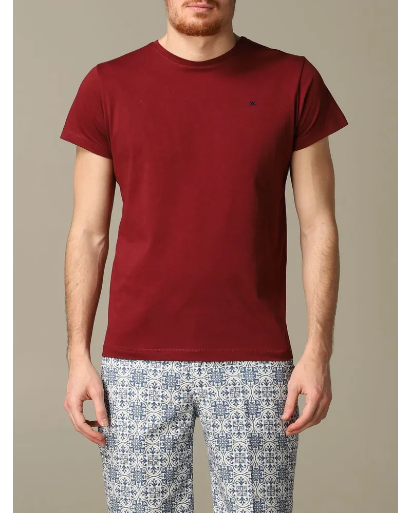 XC Herren T-Shirt Burgunderrot