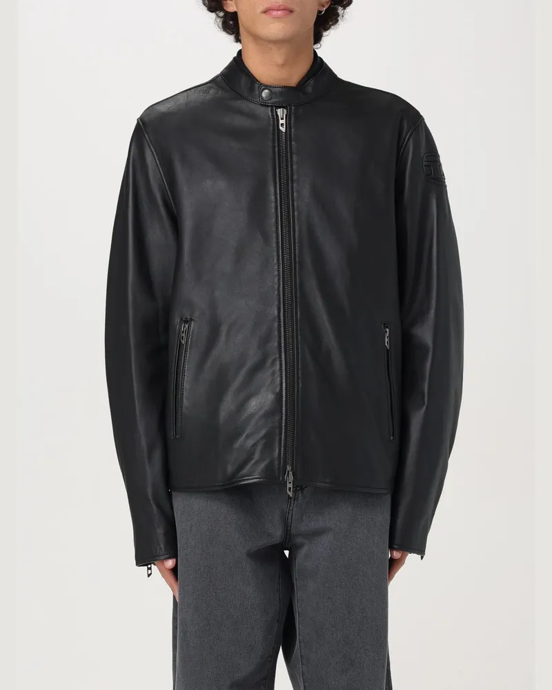 Diesel Mantel herren Schwarz