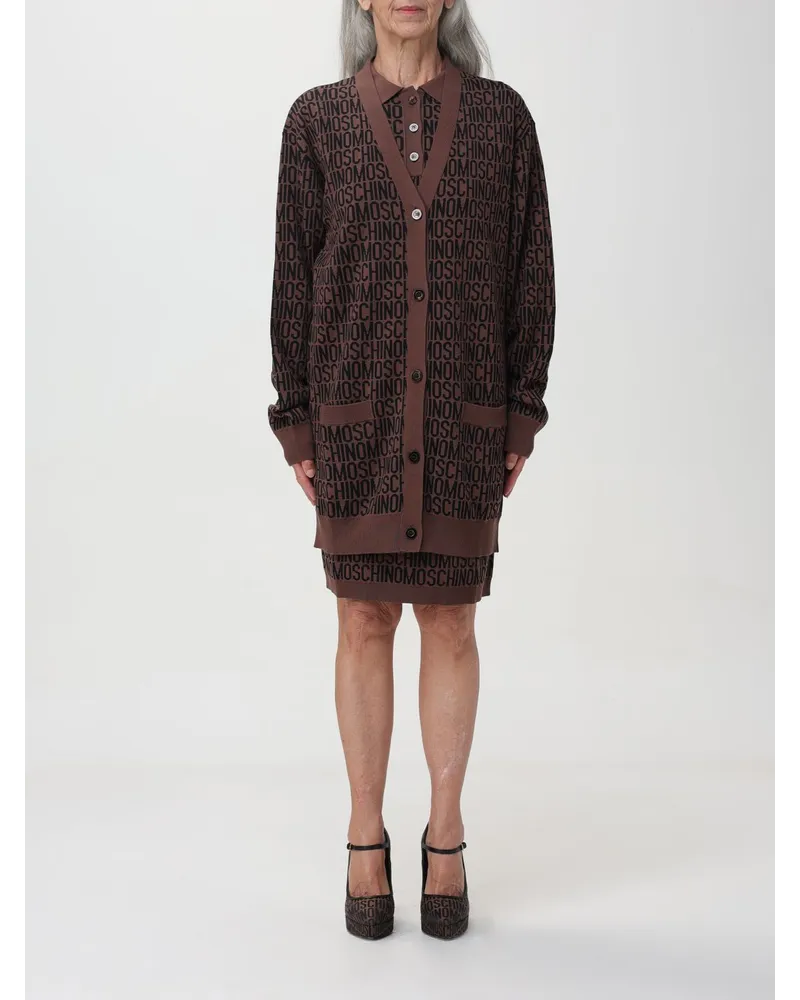Moschino Strickjacke damen Braun