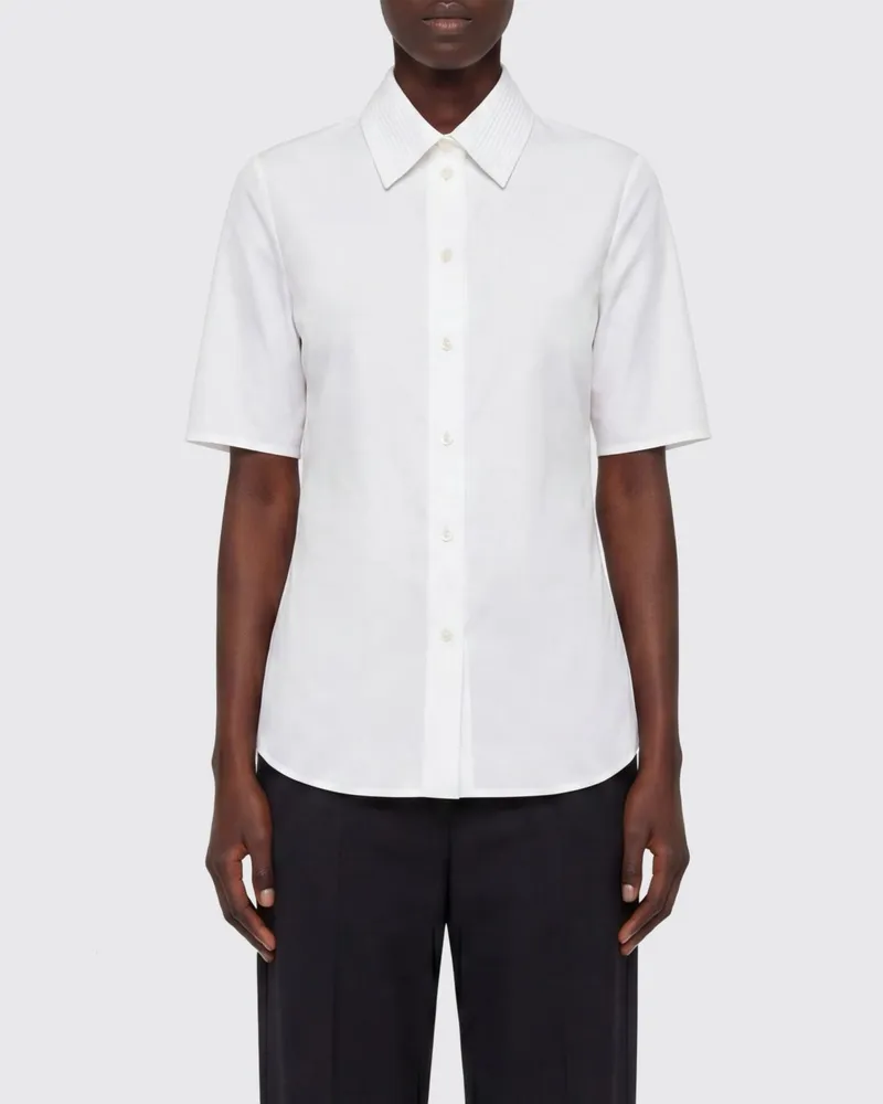 Jil Sander Baumwollhemd Weiß