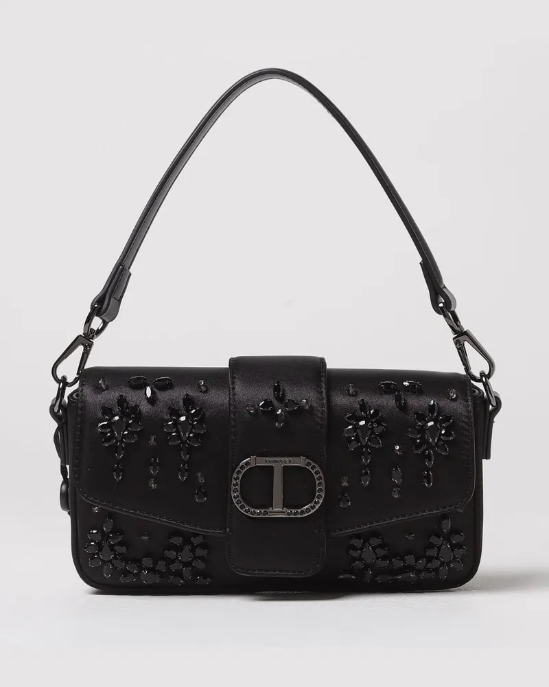 Twin-Set Schultertasche damen Schwarz