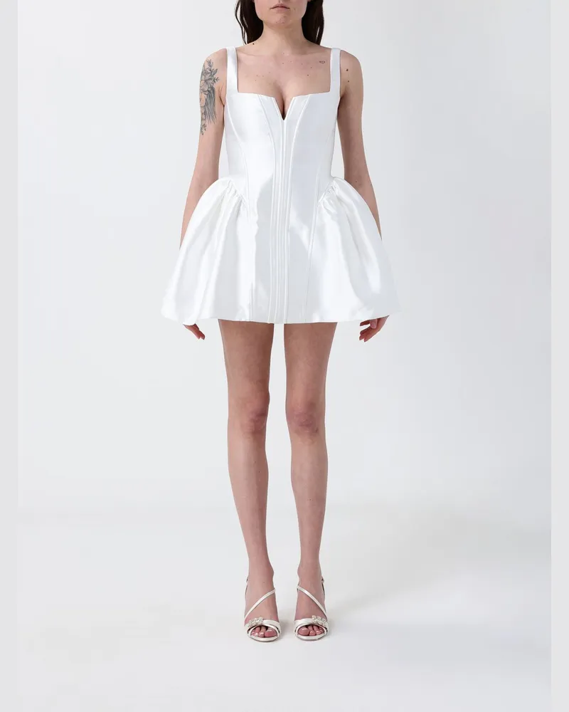 Self-Portrait Kleid damen Weiß