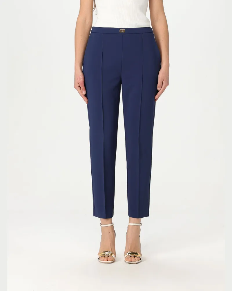 Elisabetta Franchi Hose damen Blau