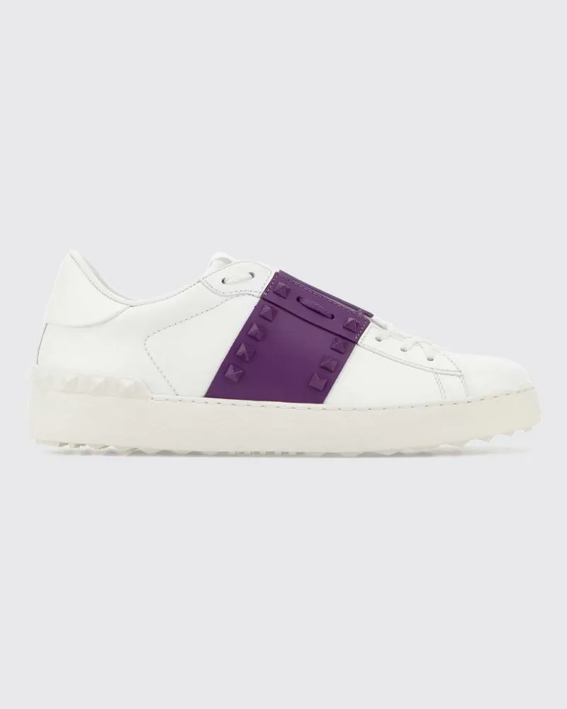 Valentino Garavani Rockstud Untitled Sneakers von aus Glattleder mit Nieten Weiss