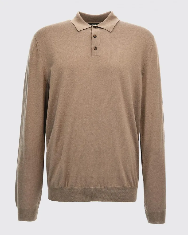 Zanone Polo herren Camel