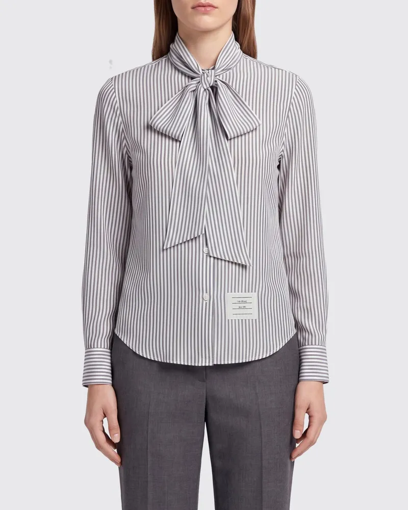 Thom Browne Hemdbluse damen Grau