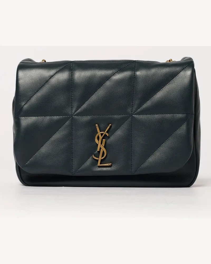 Saint Laurent Schultertasche damen Petroleum