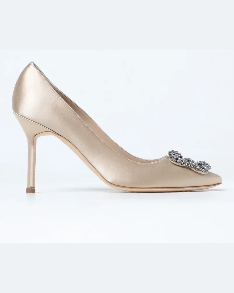 Manolo Blahnik Schuhe damen Nude