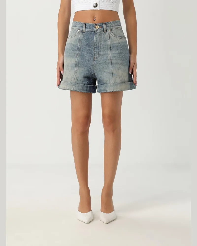 Balmain Shorts damen Blau