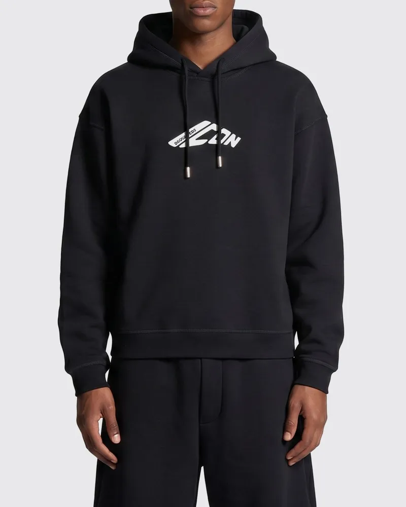 Dsquared2 Sweatshirt herren Schwarz
