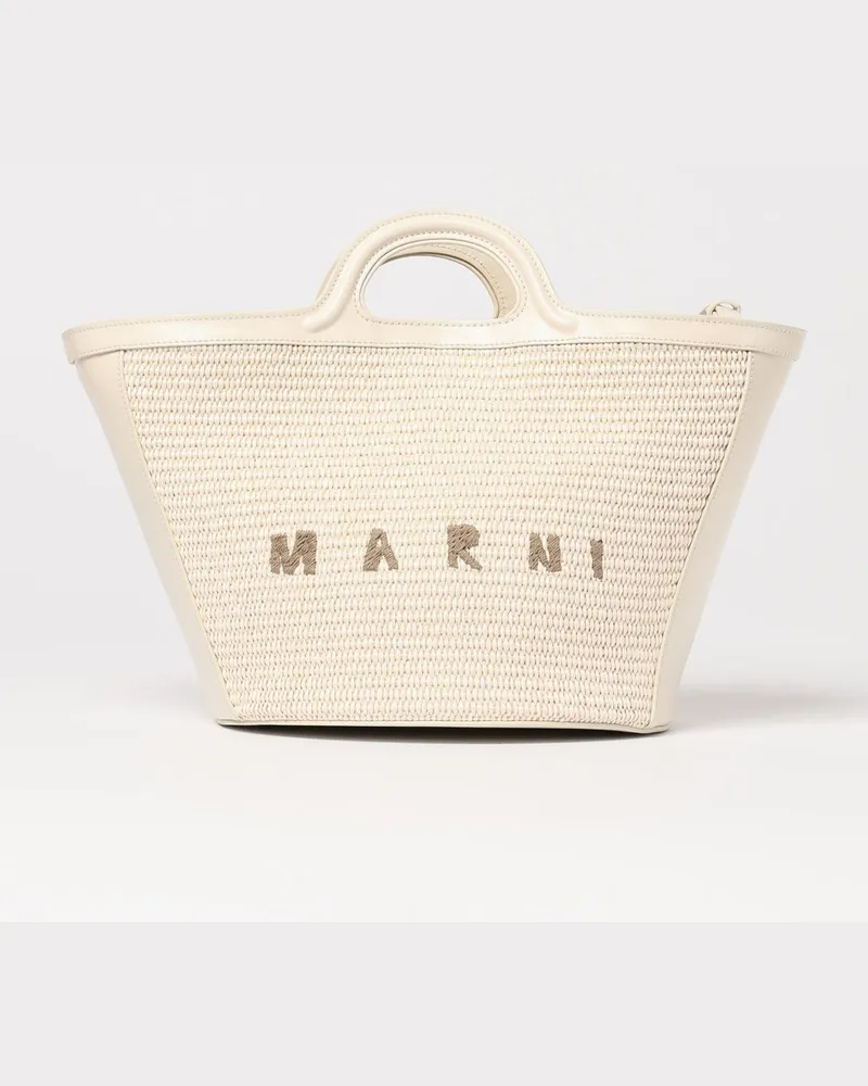 Marni Schultertasche damen Weiß