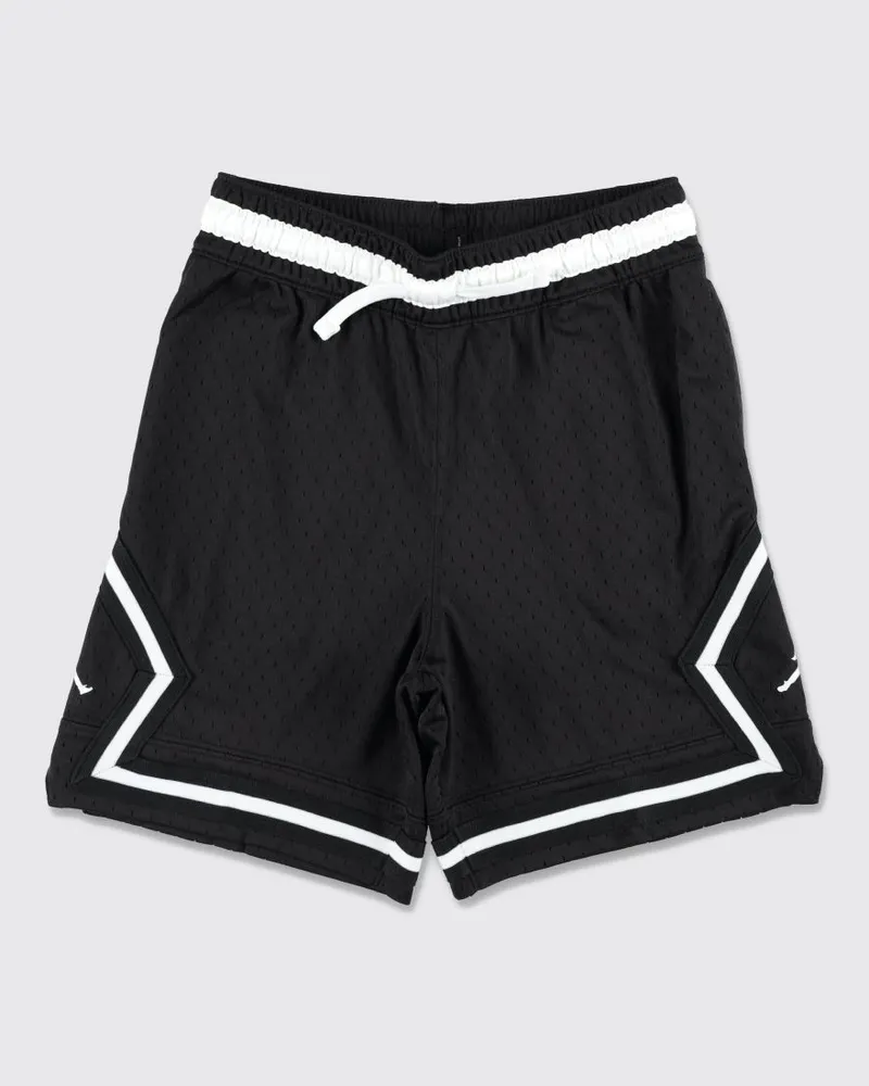 Nike Jungen-Shorts aus technischem Gewebe mit hohem Gummibund Schwarz