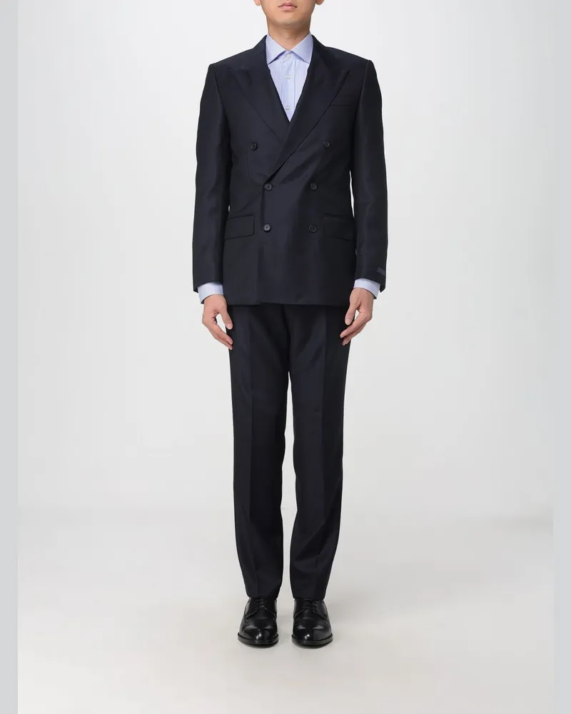 HUGO BOSS Anzug herren Blau