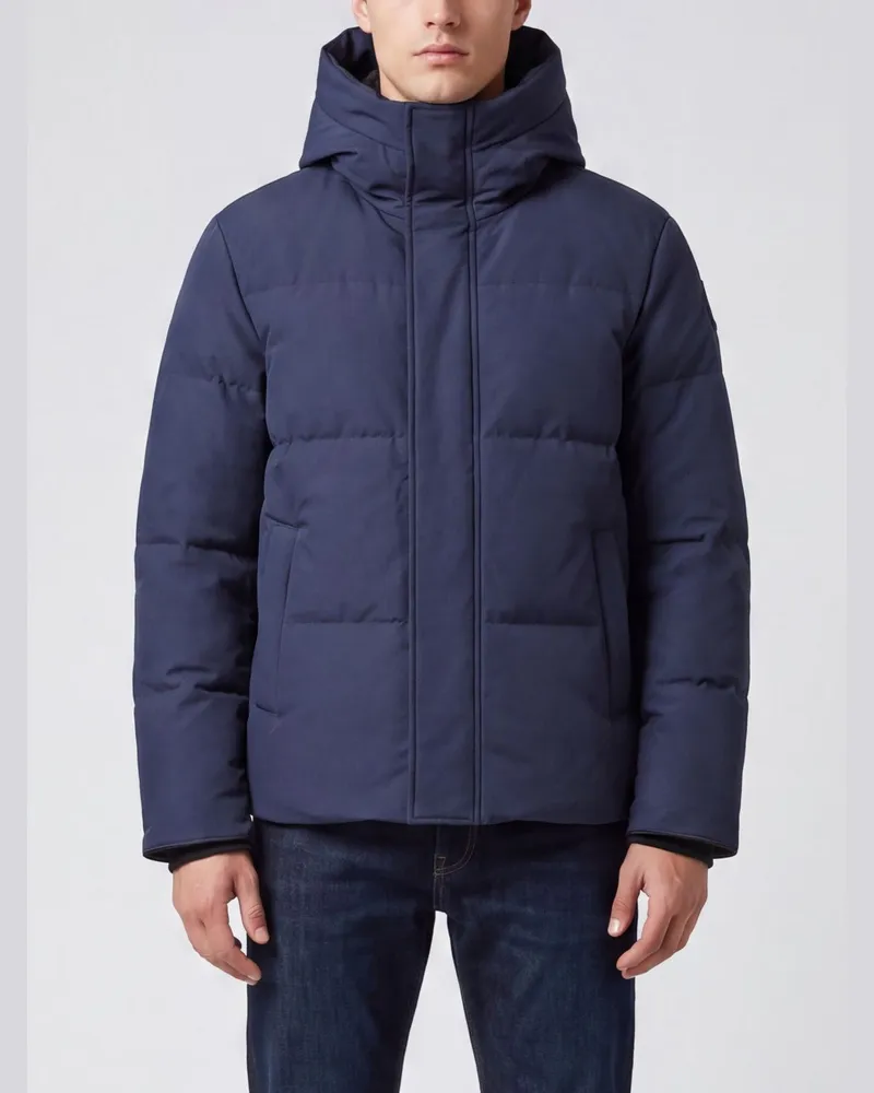 Canada Goose Seymour Daunenjacke mit Kapuze aus recyceltem Nylon Blau