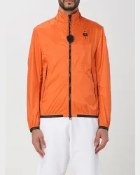 Blauer Jacke Orange