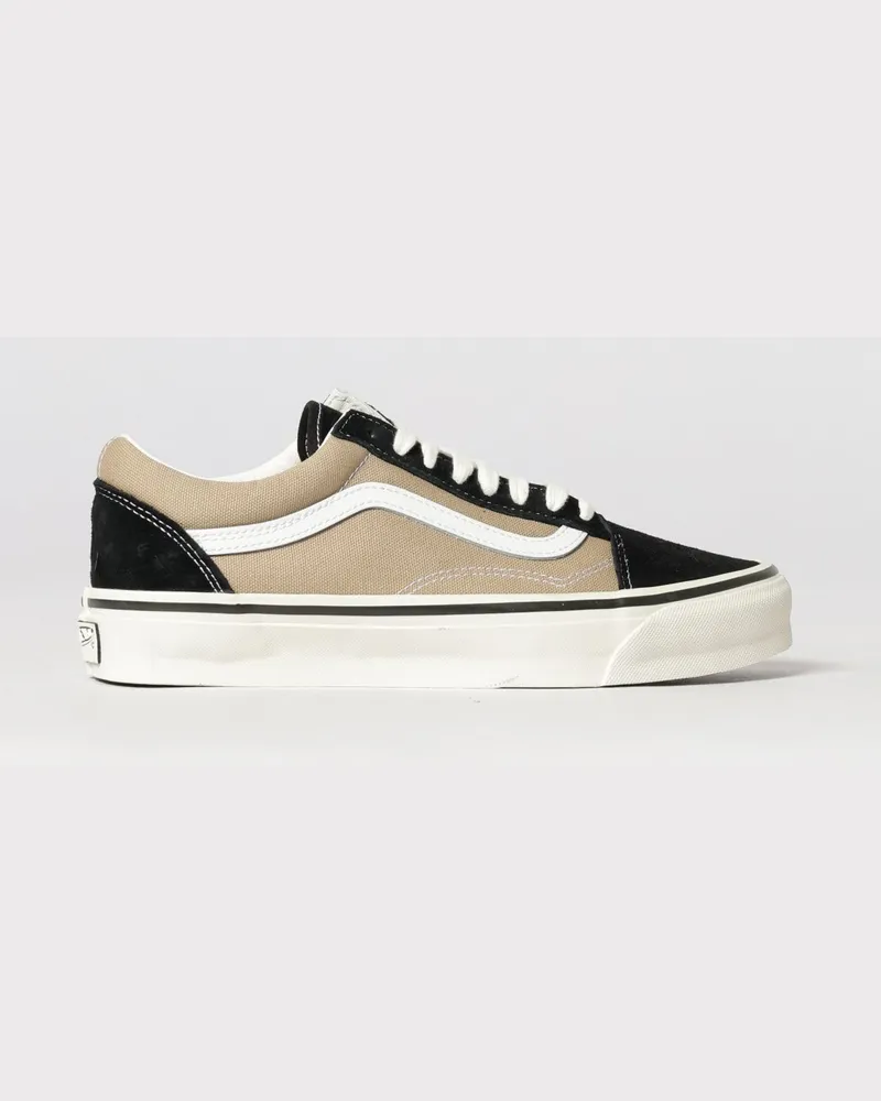 Vans Old Skool Sneakers aus Baumwoll-Canvas und Wildleder Schwarz