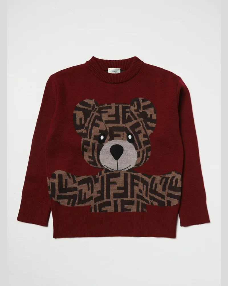 Fendi Kids Jungen Pullover Schwarz