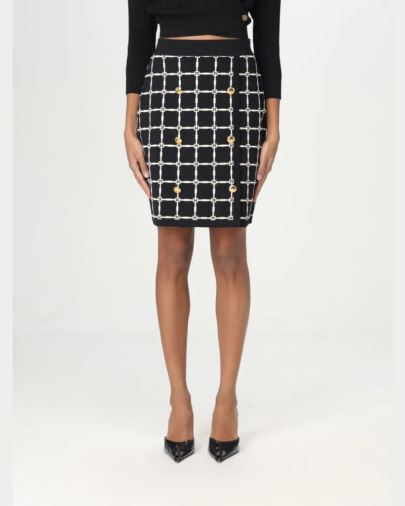 Elisabetta Franchi Rock damen Schwarz