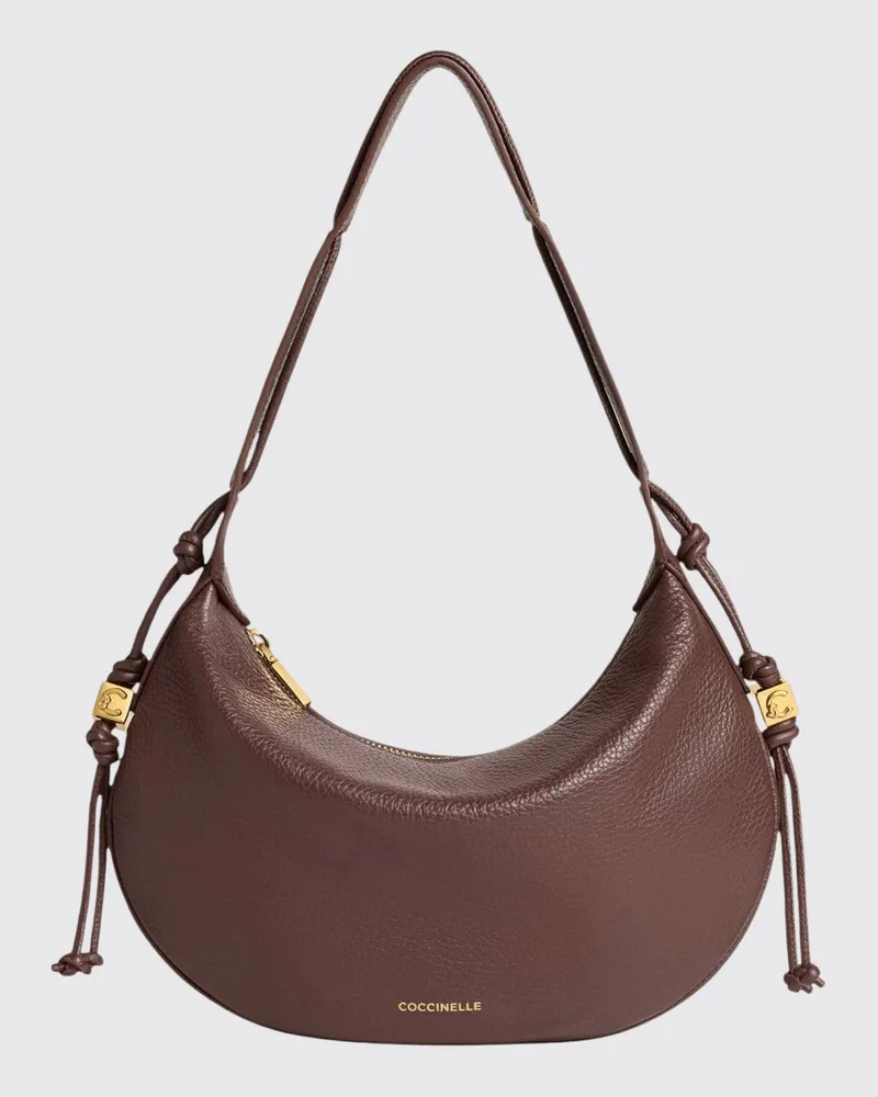 Coccinelle Schultertasche damen Burgunderrot