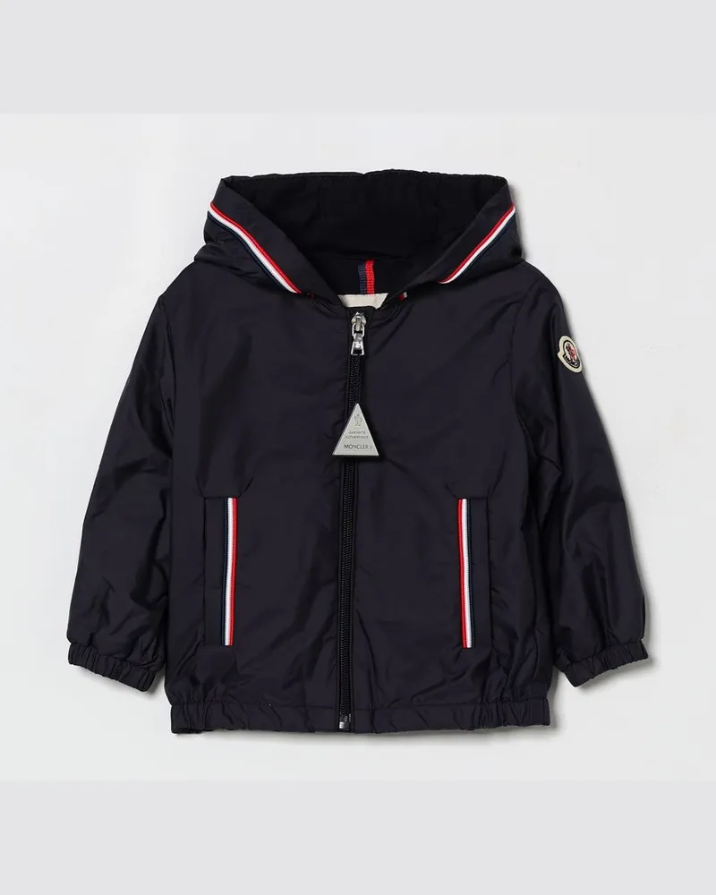 Moncler Leichte Jacke aus technischem Gewebe Blau