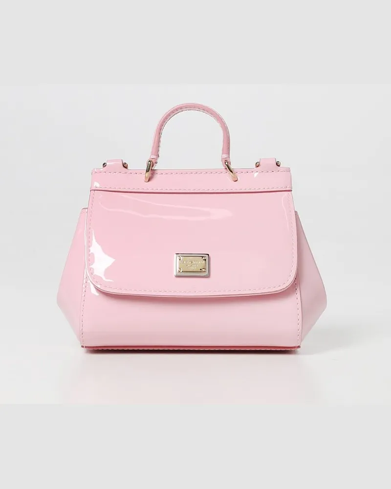 Dolce & Gabbana DOLCE  GABBANA Sicily Tasche Dolce & Gabbana aus Lackleder Pink