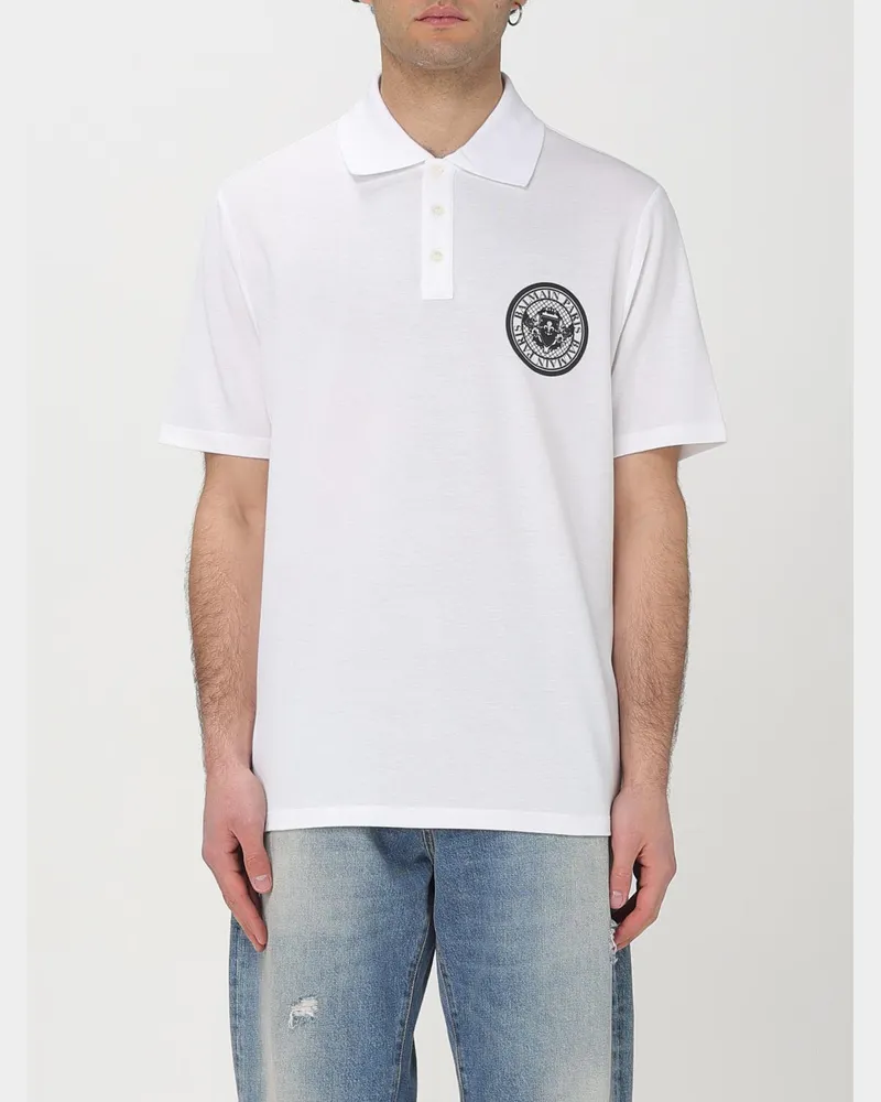 Balmain T-shirt herren Weiß
