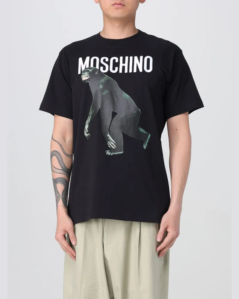 Moschino T-shirt herren Schwarz