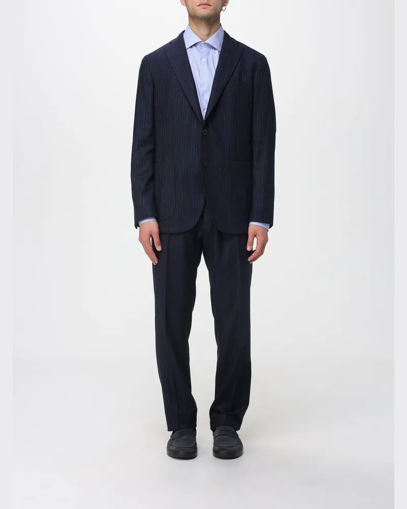 Boglioli Anzug herren Blau