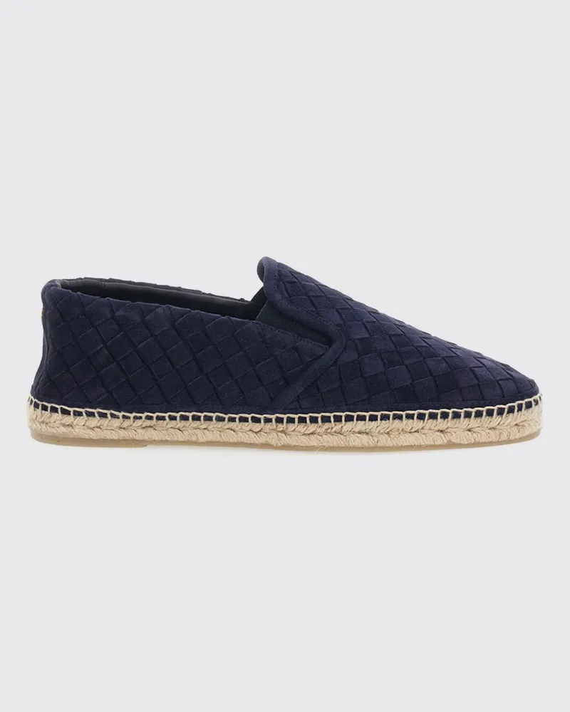 Castañer Espadrilles aus Velours-Kalbsleder mit Gummisohle Blau