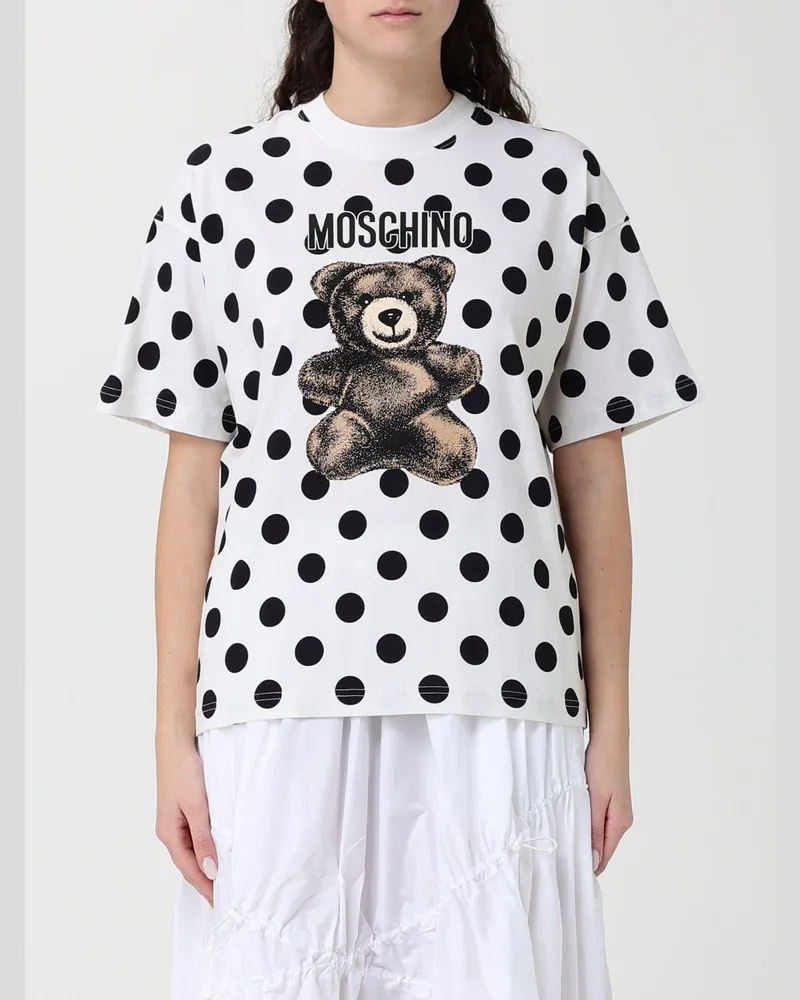 Moschino T-shirt damen Ivory