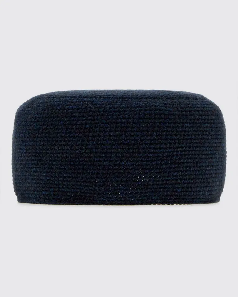 The Row Perleaf Rippstrick-Beanie aus reinem Kaschmir Navy