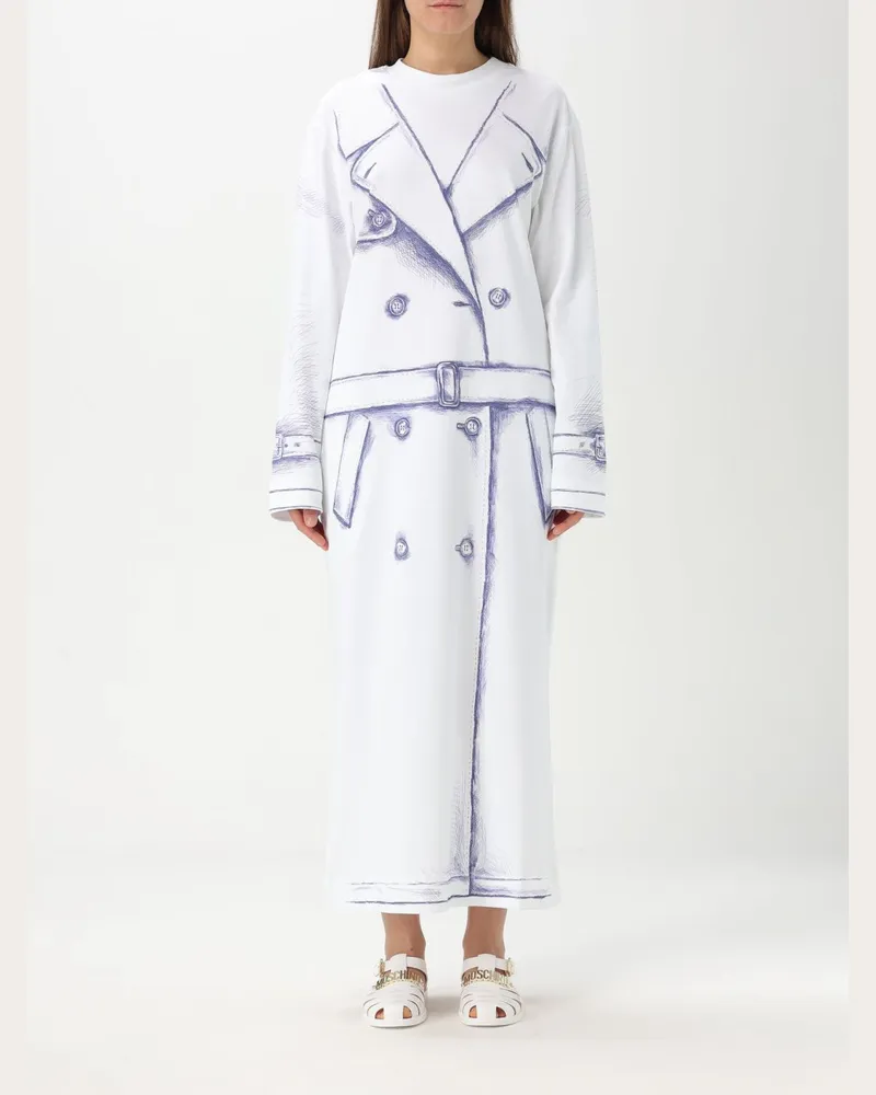 Moschino Kleider damen Weiß