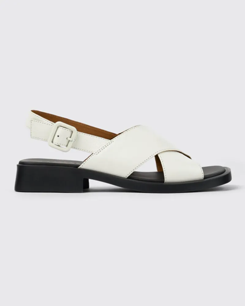 Camper Flache sandalen damen Weiß