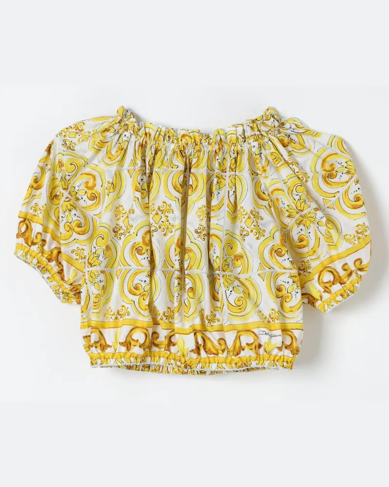 Dolce & Gabbana Top kinder Dolce & Gabbana Gelb