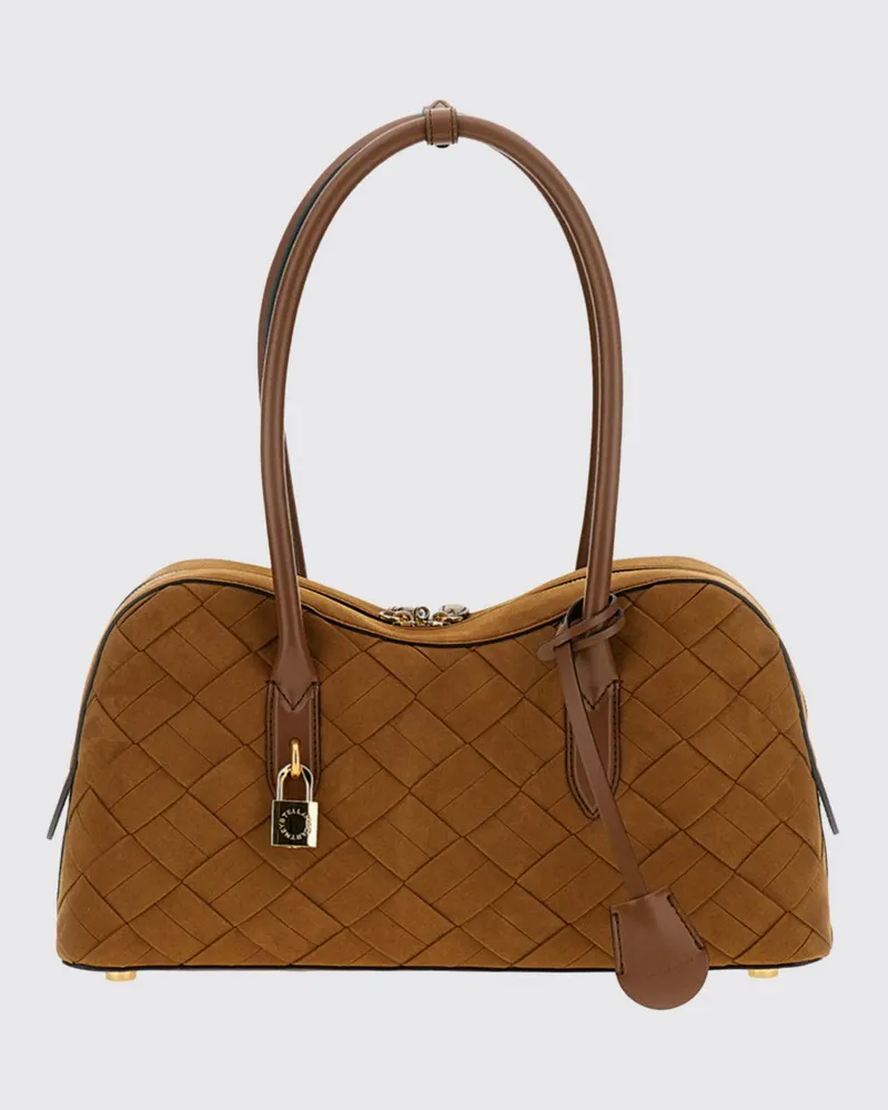 Stella McCartney Ryder Tasche aus Kunstwildleder Braun