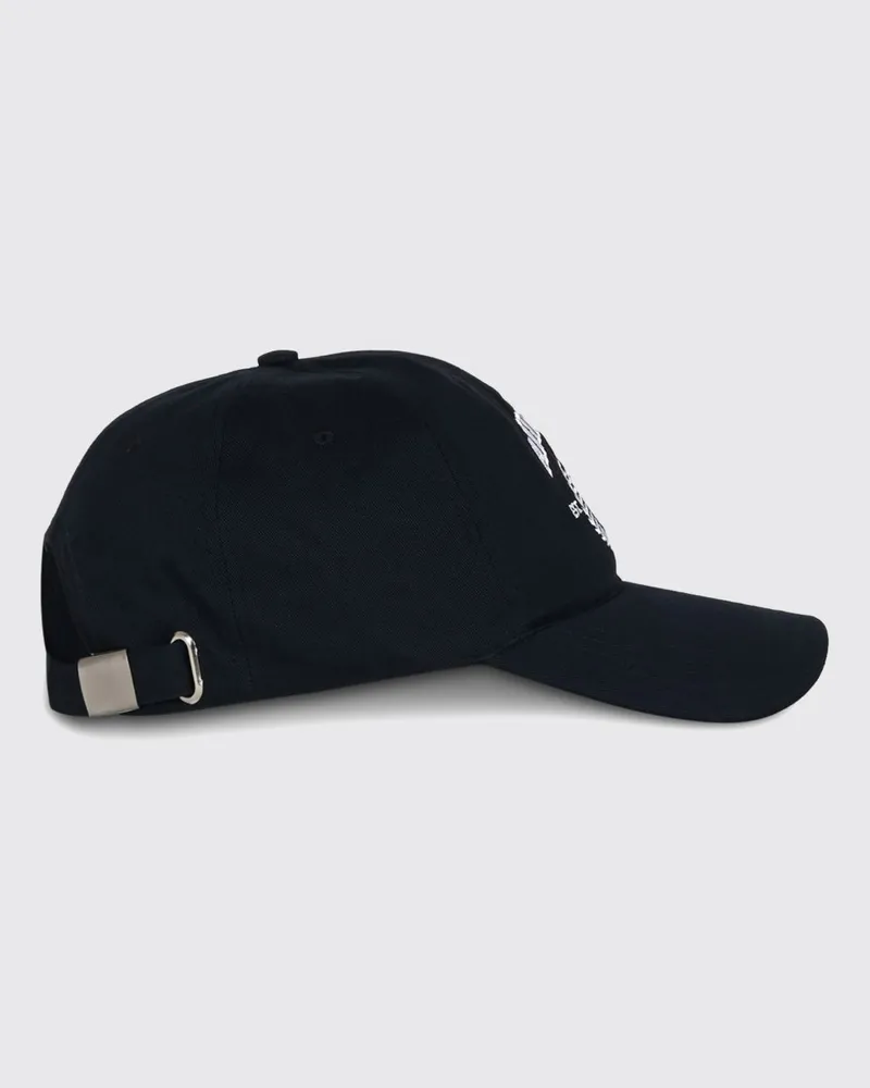 Anine Bing Baseballkappe aus Baumwolle mit kontrastierendem Logo-Stick Blau