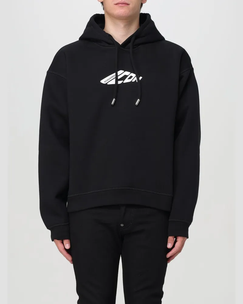 Dsquared2 Sweatshirt herren Schwarz