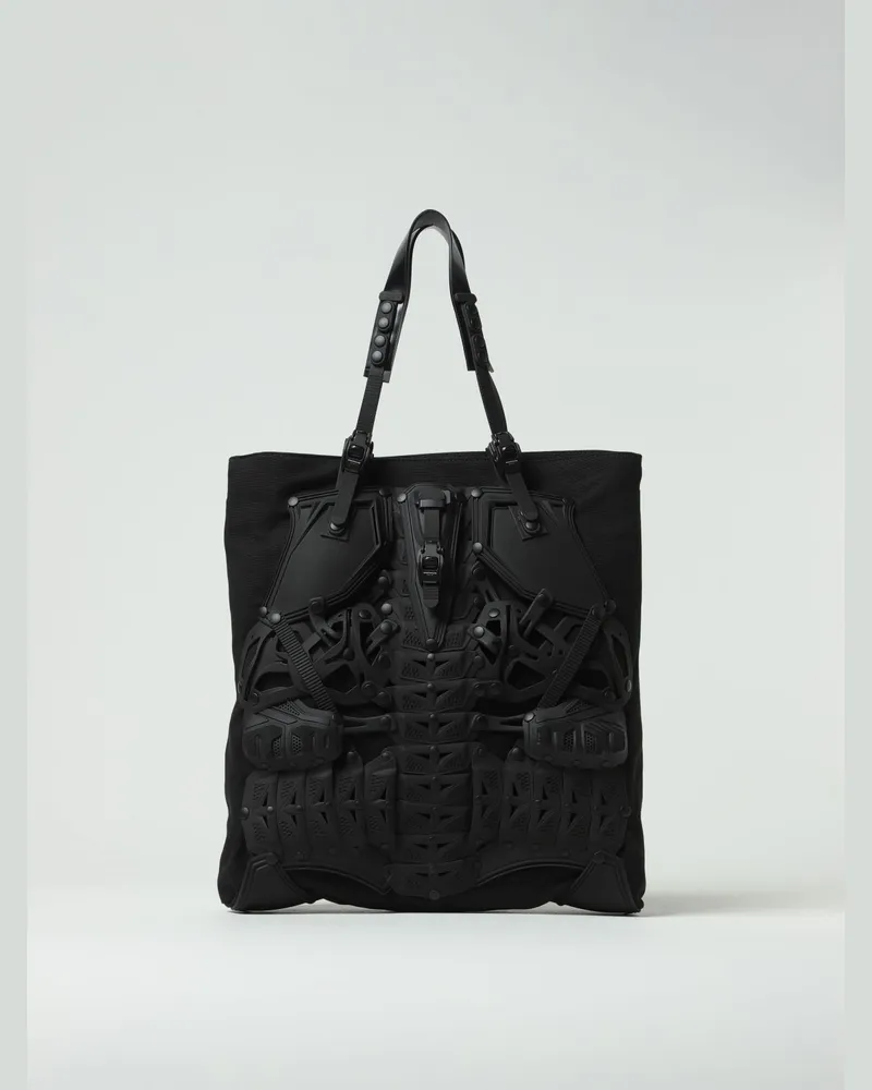Innerraum Schultertasche damen Schwarz